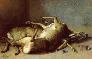 ノロジカ、1893 作： Guillaume Romain Fouace